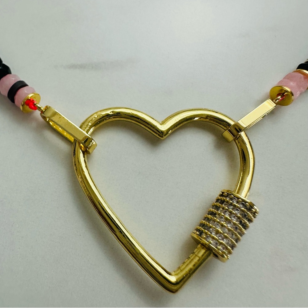 ✨ Gorjana Blair Necklace w/ Upgraded Heart Carabiner ✨ - Picture 14 of 14